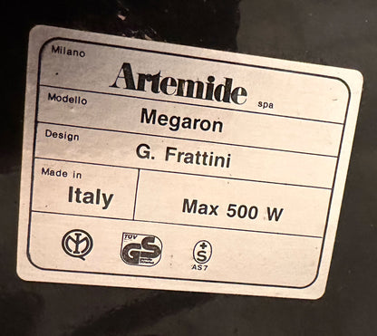 MEGARON FLOOR LAMP BY GIANFRANCO FRATTINI FOR ARTEMIDE